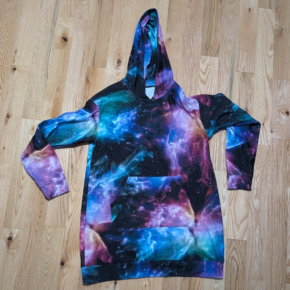 Blackmilk Butterfly Galaxy Pullover Size L